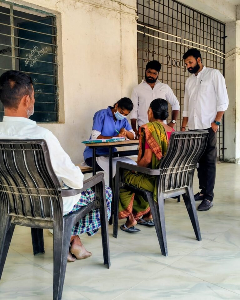 మోతే గ్రామంలో ఉచిత వైద్య శిబిరం