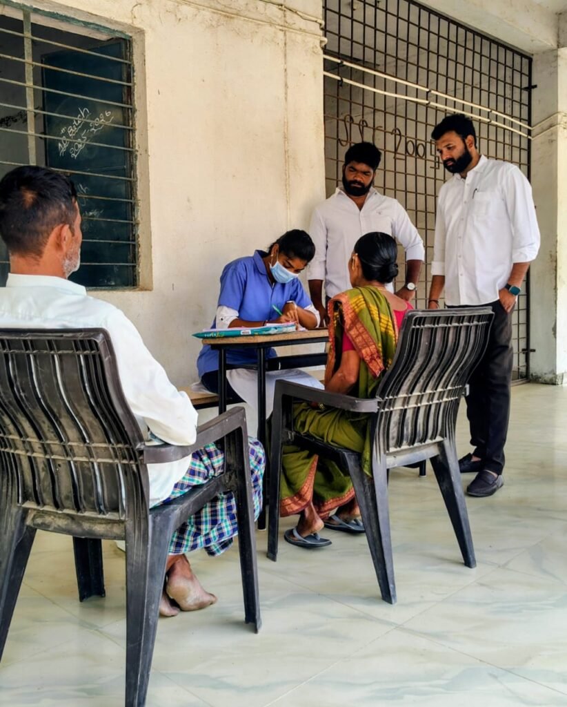 మోతే గ్రామంలో ఉచిత వైద్య శిబిరం