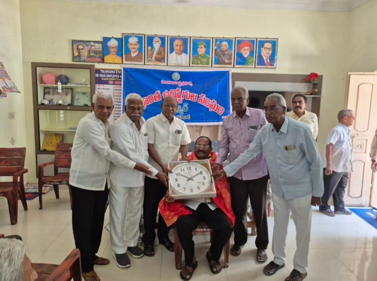 మోహన్ రావు కు సన్మానం…