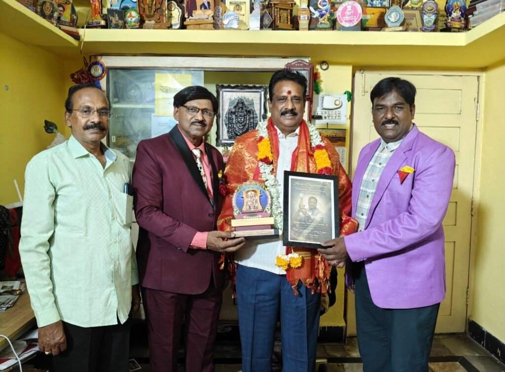 ది జైన్ ఇంటర్నేషనల్ స్కూల్ అధినేతకు ఘన సన్మానం…