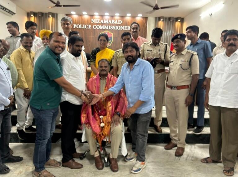 డీసీపీ అడ్మిన్  జి బస్వారెడ్డి సేవలు అభినందనీయమన్న… ఈ.ఆర్ ఫౌండేషన్ చైర్మన్ సీ.ఏ ఈరవత్రి రాజశేఖర్
