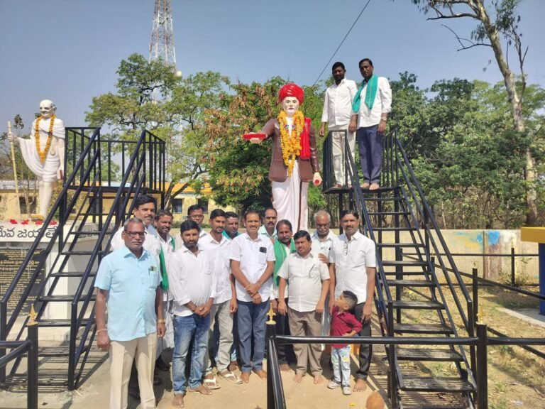 కిసాన్ నగర్‌లో జ్యోతిరావు పూలే జయంతి వేడుకలు