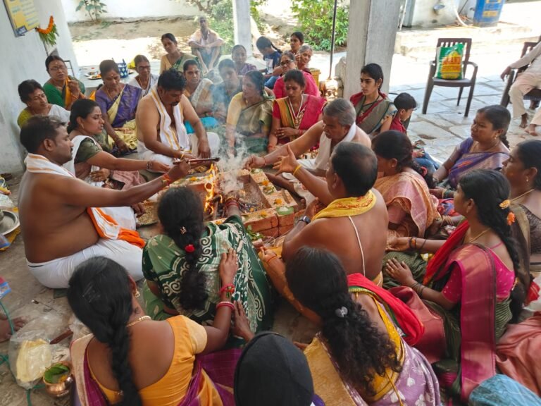 గణపతి, యజ్ఞం నవగ్రహా ఆరాధనతో పునర్నిర్మాణ పనులు ప్రారంభం