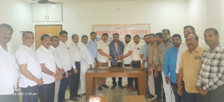 రోటరీ ఆధ్వర్యంలో “పర్యావరణ మిత్ర” జాతీయ అవార్డు గ్రహీతకు సన్మానము …