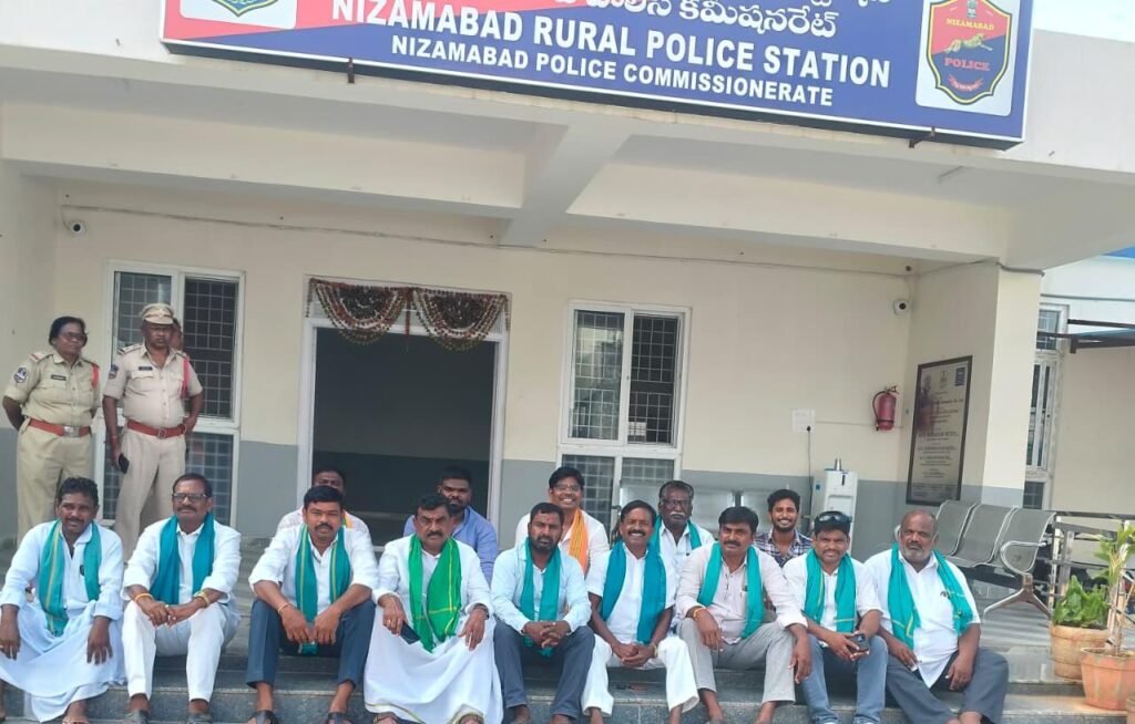 బిజెపి కిసాన్ మొర్చ నాయకులను అరెస్టు చేసిన పోలీసులు