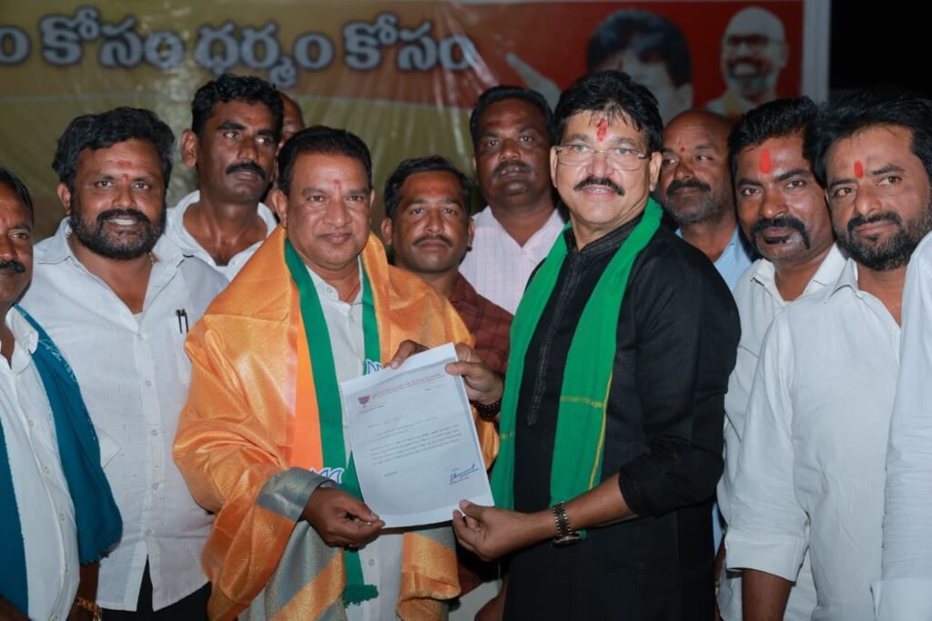 బీజేపి రాష్ట్ర ఓబీసి మోర్చా అధికార ప్రతినిధిగా వంగ వివేకానంద నియామకం…